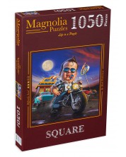 Τετράγωνο παζλ Magnolia 1050 κομμάτια - Περιπέτειες με μοτοσυκλέτα -1