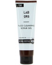Labor8 Hemp Καθαριστικό gel-scrub προσώπου με λάδι κάνναβης, 125 ml -1