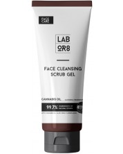 Labor8 Hemp Καθαριστικό gel-scrub προσώπου με λάδι κάνναβης, 125 ml -1