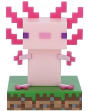 Φωτιστικό Paladone Games: Minecraft - Axolotl Icon -1