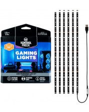 Ταινία LED KontrolFreek -  Gaming Lights Kit, RGB, 3.6m, μαύρο -1