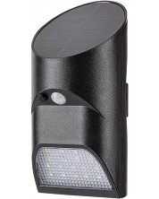 Ηλιακό φως τοίχου LED με αισθητήρα  Rabalux - Sepik 77013, IP44, 3.6 W, DC 3.7 V, 150 lm, 4000 k, μαύρο -1