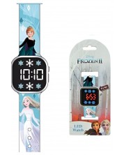 Ρολόι LED Kids Euroswan - Frozen, Elsa and Anna -1