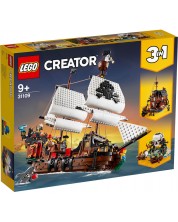 Κατασκευαστής 3 σε 1 Lego Creator - Πειρατικό πλοίο (31109) -1