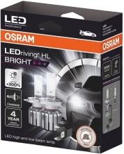 LED Λάμπες αυτοκινήτου Osram - LEDriving, HL Bright, H4/H19, 15W, 2 τεμάχια -1