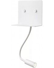LED Φωτιστικό με κλειδί Smarter - Moka 01-3210, USB, IP20, 6+3W, λευκό ματ -1