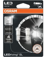 LED Λάμπες αυτοκινήτου Osram - LEDriving, SL, W2.3W (T5), 0.25W, 2 τεμάχια, λευκό -1