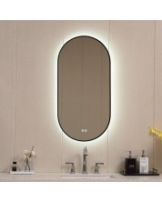 Επιτοίχιος καθρέφτης LED Inter Ceramic - ICL 1850/60, Touch screen, μαύρος -1