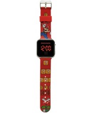 Ρολόι LED Kids Euroswan - Super Mario