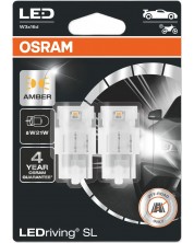 LED Λάμπες αυτοκινήτου Osram - LEDriving, SL, Amber, W21W, 1.3W, 2 τεμάχια, κίτρινο -1