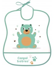 Σαλιάρα με επένδυση Canpol - Αρκούδα