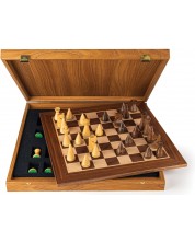 Πολυτελές σκάκι Manopoulos - μοντερνιστικός, καρύδι, 40 x 40 cm -1