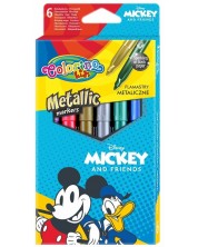 Μαρκαδόροι Colorino Disney - Mickey and Friends, 6 χρώματα -1