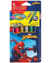 Μαρκαδόροι Colorino Marvel - Spider-Man, 6 χρώματα -1