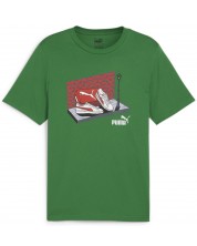 Ανδρικό μπλουζάκι Puma - Graphics Sneaker Box Tee , πράσινο -1