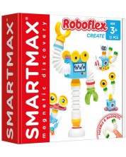 Μαγνητικός κατασκευαστής Smart Games Smartmax - Roboflex, 12 τεμάχια -1