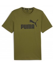 Ανδρικό μπλουζάκι Puma - Essentials Logo Tee , πράσινο -1