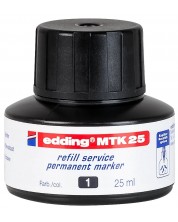 Μελανοδοχείο Edding MTK 25 - Μαύρο, 25 ml