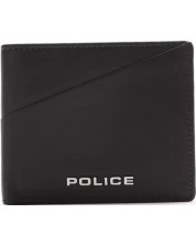 Ανδρικό πορτοφόλι Police - Boss, με προστασία RFID, σκούρο καφέ -1