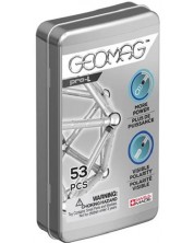 Μαγνητική κατασκευή Geomag - Pro-L Pocket Set, 53 κομμάτια