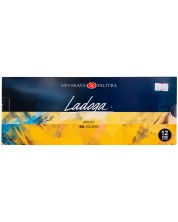 Λαδομπογιές Nevskaya Palette Λένινγκραντ - Ladoga, 12 χρώματα x 18 ml