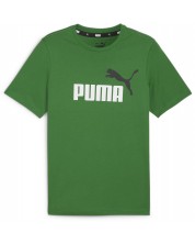 Ανδρικό μπλουζάκι Puma - Essentials+ Two-Tone Logo , πράσινο
