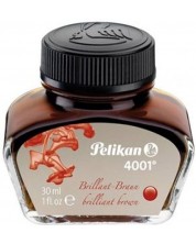Μελανοδοχείο Pelikan - καφέ, 30 ml