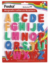 Μαγνητικά γράμματα Foska - Αγγλικό αλφάβητο, 26 τεμάχια -1