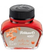 Μελανοδοχείο Pelikan - κόκκινο, 30 ml