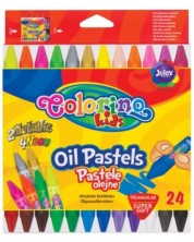 Κηρομπογιές λαδιού Colorino Kids - 24 χρώματα