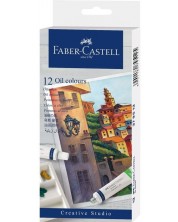 Λαδομπογιές Faber-Castell -12 χρώματα, 9 ml