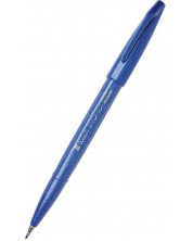 Πινέλο μαρκαδόρος Pentel Sign Pen - SES15C, μπλε 2