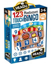Διασκεδαστικό παιχνίδι Headu Montessori - Μικρή αγορά, παιχνίδι μπίνγκο