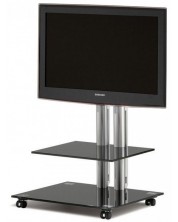 Τραπέζι για σύστημα ήχου και βίντεοSpectral - PL 60, μαύρο/διάφανο -1