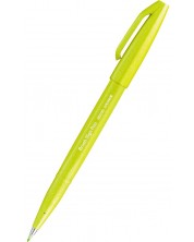 Μαρκαδόρος πινέλου Pentel Sign Pen - SES15C, πράσινος -1