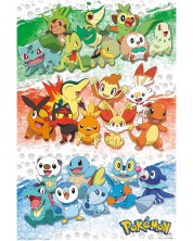 Maxi αφίσα GB Eye Games: Pokemon - Starters