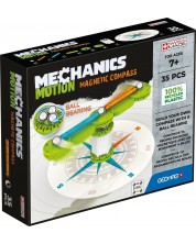 Μαγνητική κατασκευή Geomag - Mechanics Motion-Compass, 35 κομμάτια -1