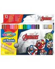 Παστέλ λαδιού Colorino - Marvel Avengers, 12 χρώματα -1