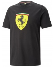Ανδρικό μπλουζάκι Puma - Ferrari Race Big Shield, μαύρο