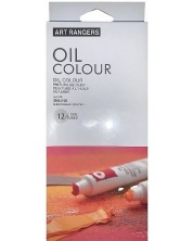 Λαδομπογιές Art Ranger - 12 χρώματα, 12 ml -1