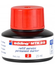 Μελάνι μαρκαδόρου Edding MTK 25 - Κόκκινο, 25 ml -1