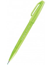 Μαρκαδόρος  πινέλο Pentel Sign Pen - SES15C, ανοιχτό πράσινο
