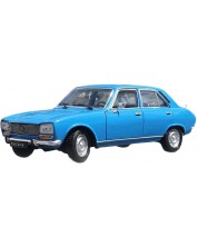 Μεταλλικό αυτοκίνητο Welly - 1975 Peugeot 504, μπλε, 1:24 -1