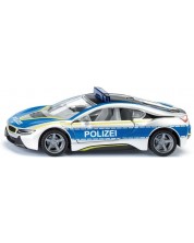 Μεταλλικό αστυνομικό αυτοκίνητο Siku - BMW I8, με πόρτες να ανοίγουν προς τα πάνω, 1:50 -1