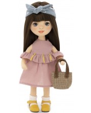 Απαλή κούκλα Orange Toys Sweet Sisters -Σόφη με φούντα φόρεμα,  32 cm