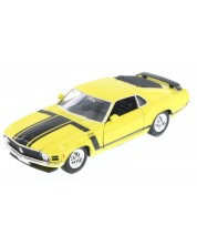 Μεταλλικό αυτοκίνητο Welly - Ford Mustang Boss, 1:24, κίτρινο -1