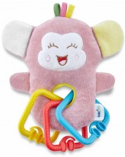 Μαλακό παιχνιδάκι BabyJem - Mini Monkey, Rose