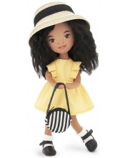 Απαλή κούκλα Orange Toys Sweet Sisters - Η Τίνα με κίτρινο φόρεμα, 32 εκ -1