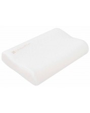 Εργονομικό αεριζόμενο μαξιλάρι memory KikkaBoo - Airknit, λευκό -1