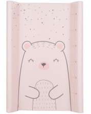 Αλλαξιέρα μαλακή KikkaBoo - Bear with me, Pink, 70 x 50 cm -1